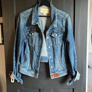 Pilcro and the Letterpress cropped jean jacket